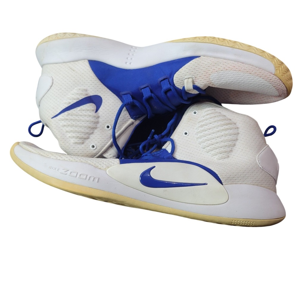 Nike Hyperdunk 2018 Zoom Men's Basketball Shoes White Blue SZ 11.5